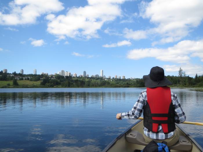 Deer Lake canoeing