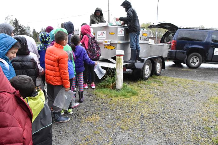 byrne creek chum fry release