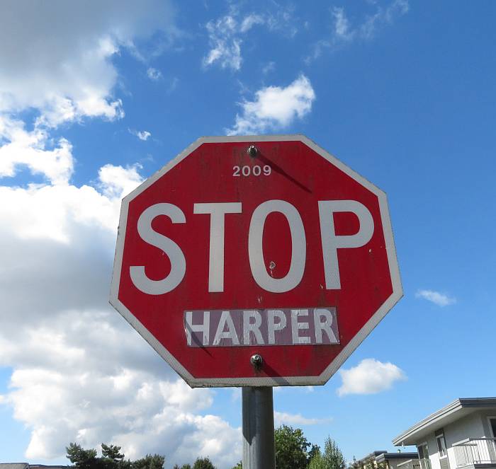 stop harper sign