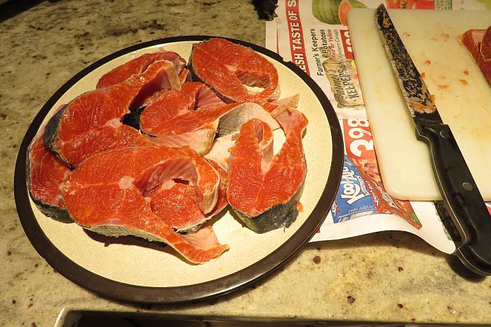 sockeye steaks