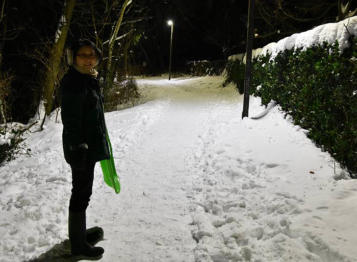 snow sledding south burnaby bc