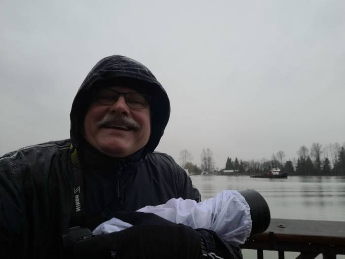 cold wet photographer fraser foreshore burnaby bc