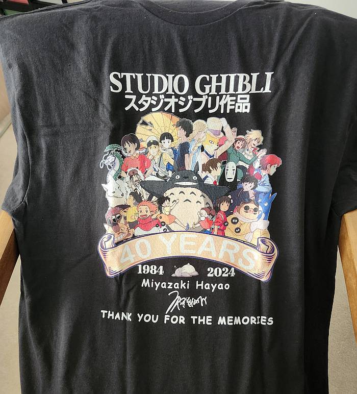 sutdio ghibli 40th anniversary T shirt