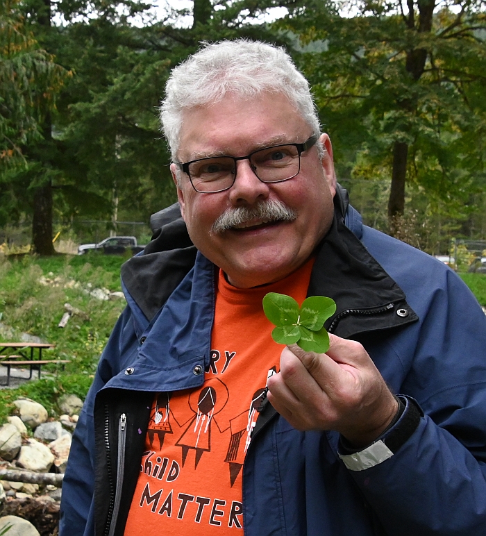 4-leaf clover Tenderfoot Hatchery Squamish BC