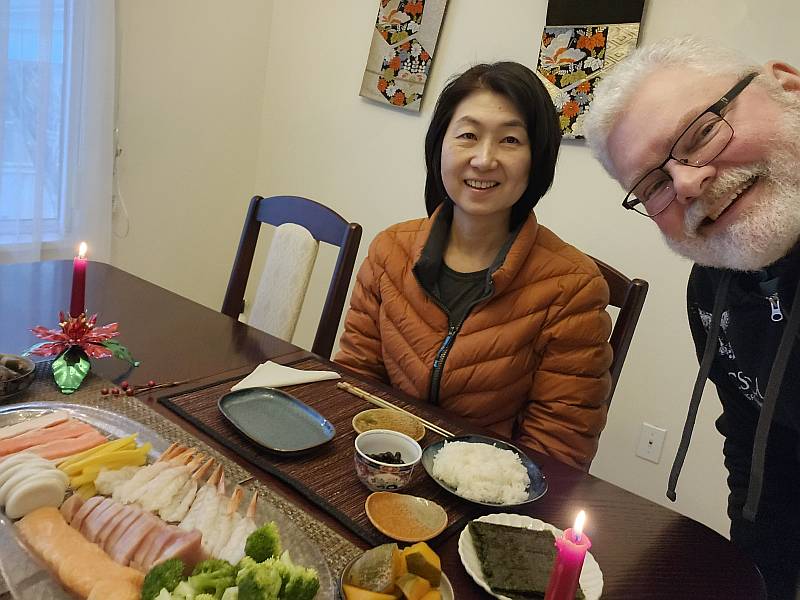 Japanese style New Year feast