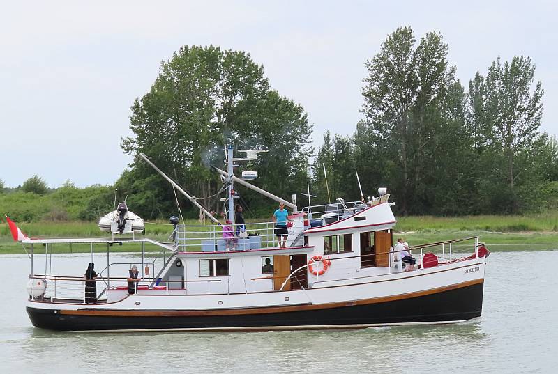 Gikumi tour boat in Steveston, BC